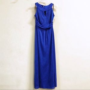Royal blue prom long dress NWT